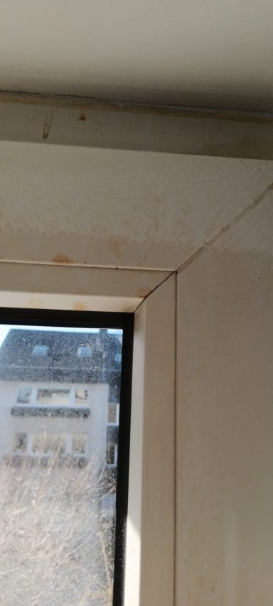 vor der Fensterreinigung